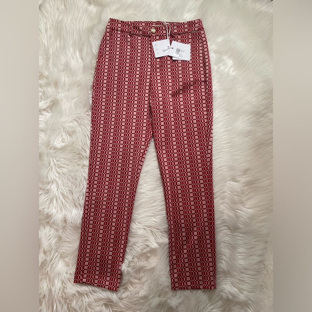 LIU.JO OPTICAL JACQUARD TROUSERS - Picture 2 of 9